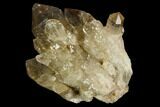 Smoky Citrine Crystal Cluster - Lwena, Congo #128421-1